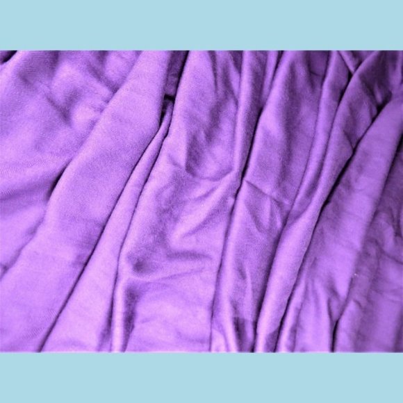 HERMES Shawl Libris Wrap Scarf Purple Cashmere Silk Oversized 80"/33" Authentic - Picture 5 of 12